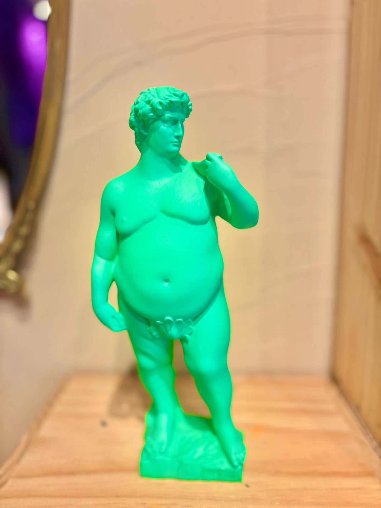 statue David fluo