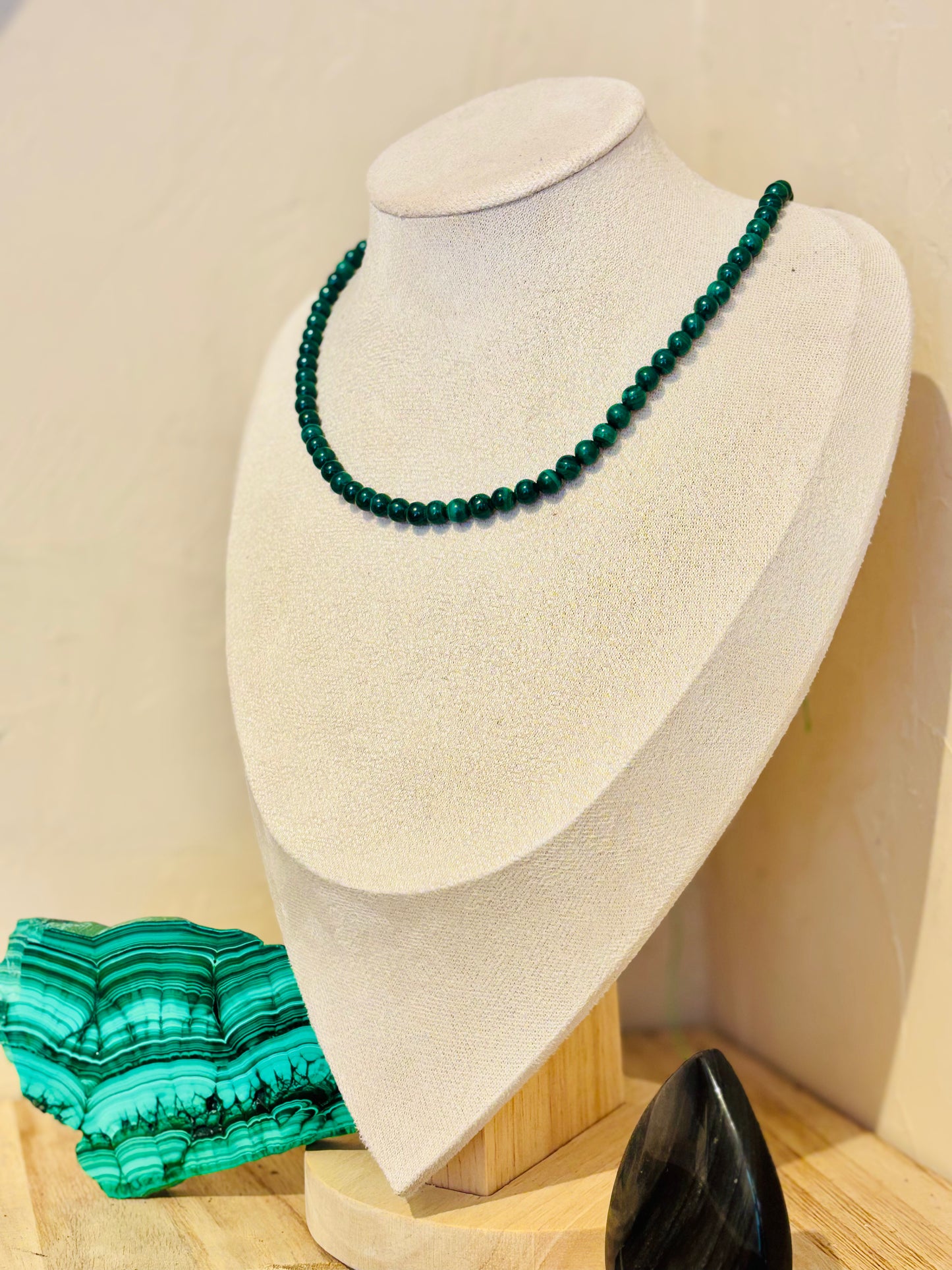 Collier en Malachite