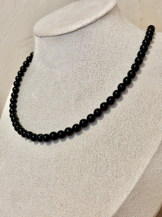 Collier en perle d'Onyx