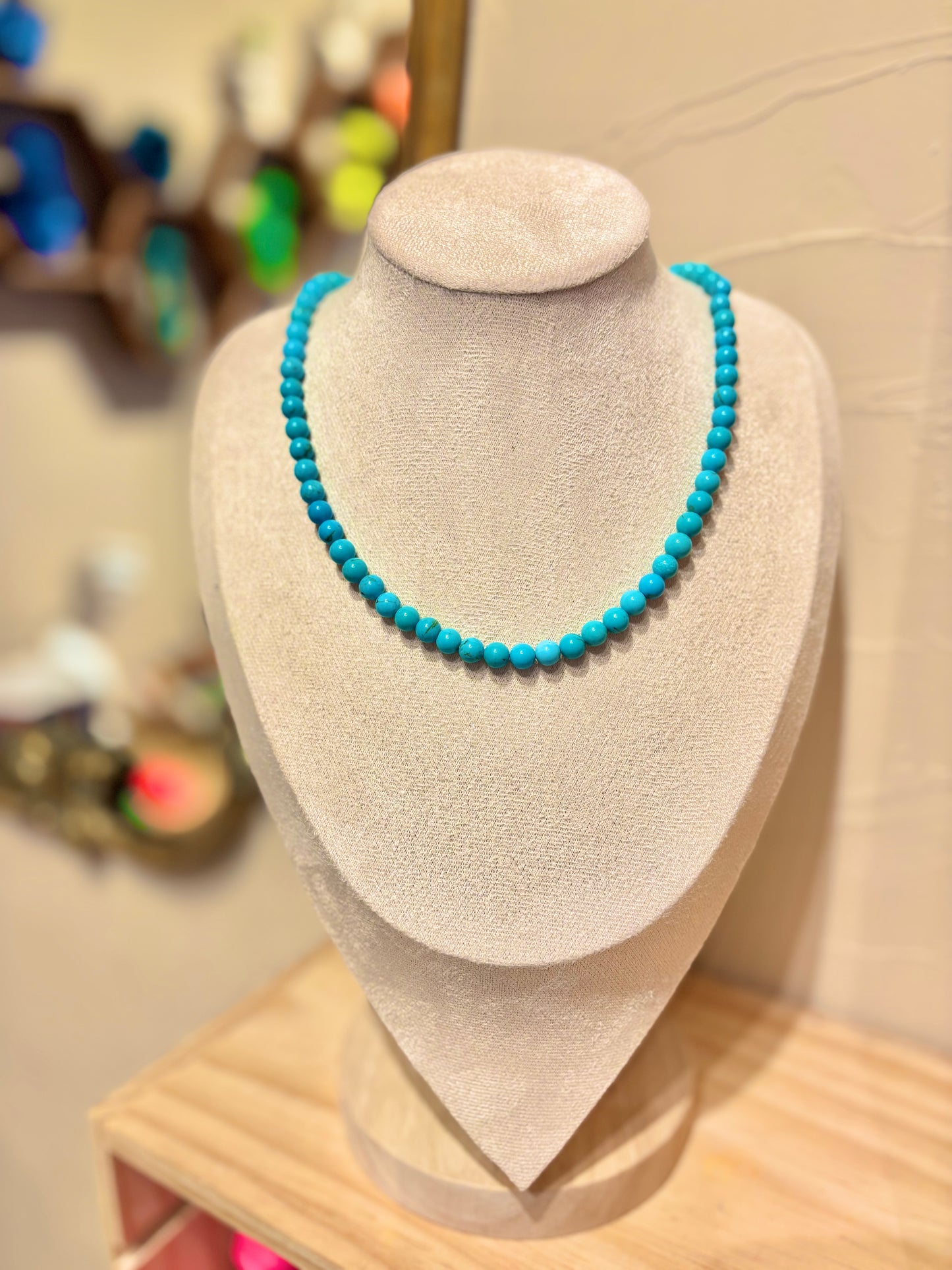 Collier en perle de turquoise