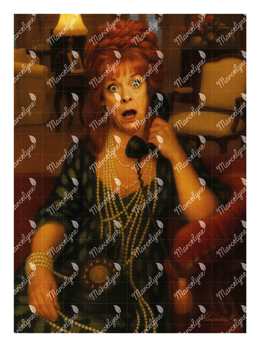 Brenda Montgomery au téléphone